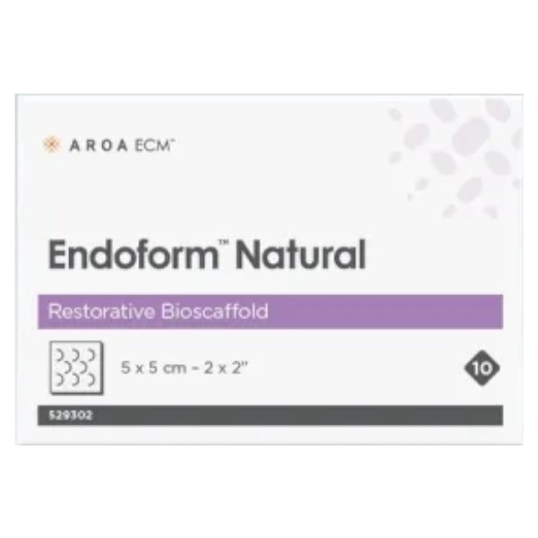 AROA ECM Endoform Natural restorative bioscaffold packaging
