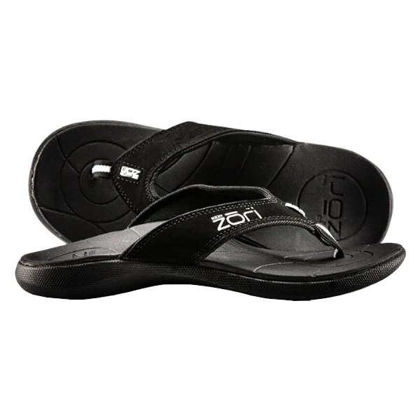 Neat Zori black orthotic thong sandals
